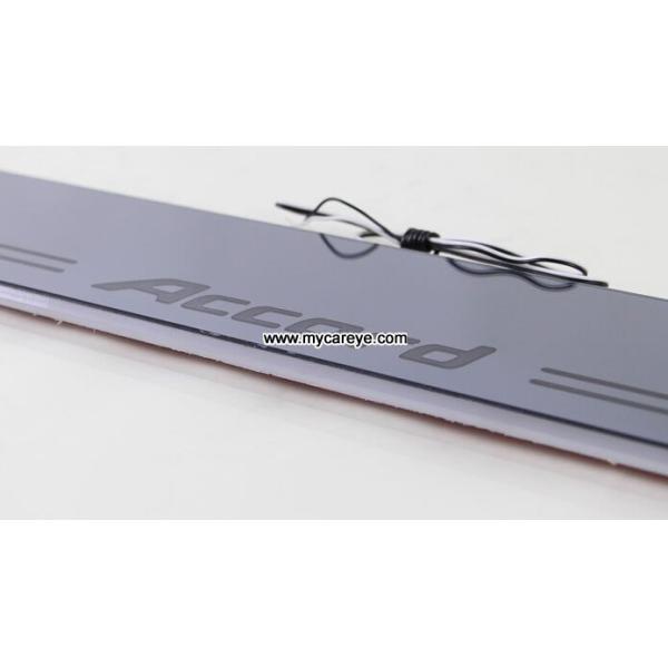 Sell auto accessory LED light car door sill scuff plate for Honda Accord