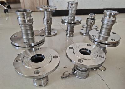 Conexão de tubulação fluida de acoplamento rápida da flange de aço inoxidável do C F304