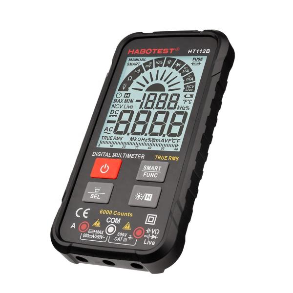 Flashing Light HT112B 600A 600uA Habotest Multimeter