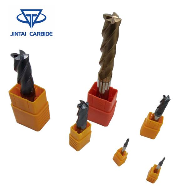 Metal Coating Solid Tungsten Carbide End Mill With Set Shape Mill Tool
