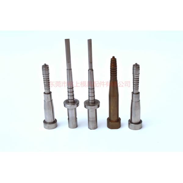 ISO9001 Precision Mould Parts Screw Core Pins with 0.005mm Verticality and 48-52HRC Hardness for Medical Injection