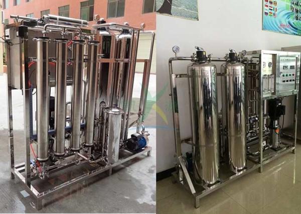 Stainless Steel 304 Tank 1000L/H Water Treatment Machinery Reverse Osmosis Water Filter System With UV Ozone Sterilizer