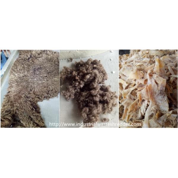 Переплетенный шредер отбросов производства меха 120мм лезвий