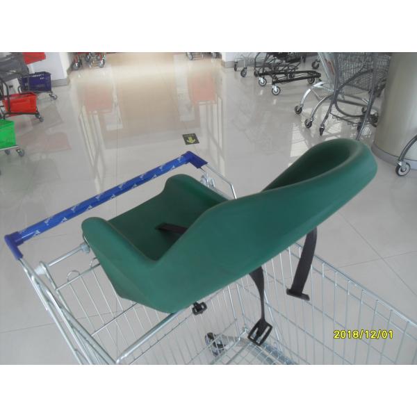 210L Baby Capsule Anti Theft Wire Grocery Pull Carts With Zinc Plating