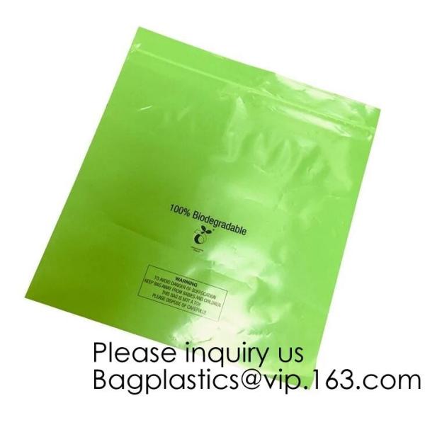 PLA Biodegradable Cornstarch minizip grip Bags, Organic Slider Zipper Bag, Eco Firendly, Compostable Garment Apparel pac