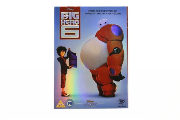 Big Hero 6  1DVD carton dvd Movie disney movie for children uk region 2 DHL free shipp