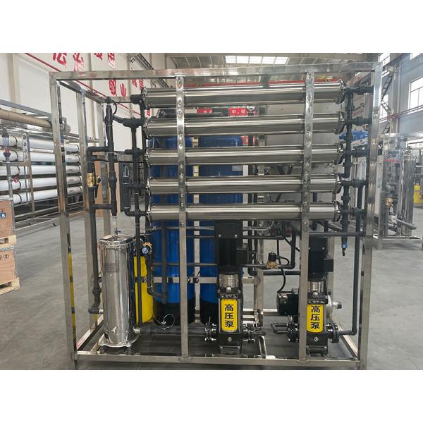 1T Système de filtration de l'eau de mer RO à deux étages de désalinisation de 260 kg