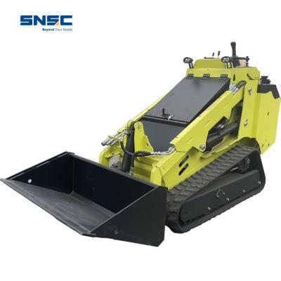 Apoio Técnico em Vídeo Mini Skid Loader com Motor EPA Pekins e Capacidade de 0,2cbm