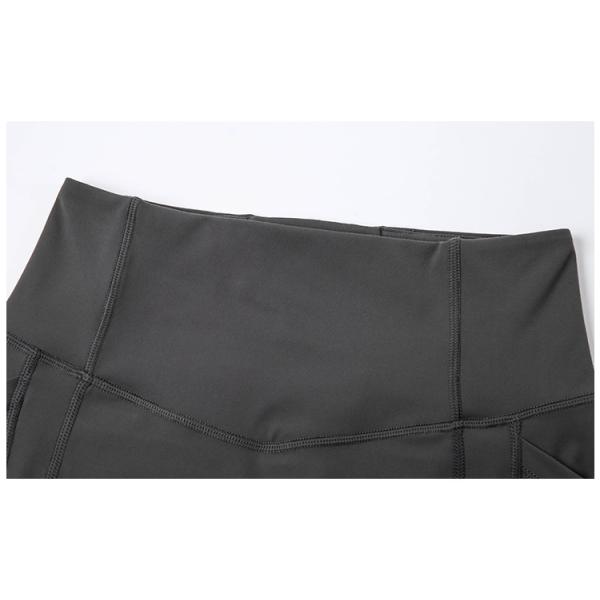 Women Side Phone Pocket 220gsm Workout Leggings Tights No T Line Squatproof Hip Lift