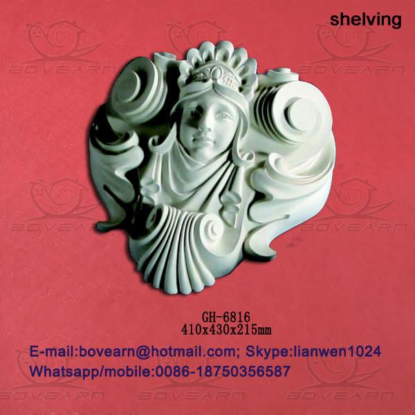 Exquisite Carving PU Niches Wall hanging decoration