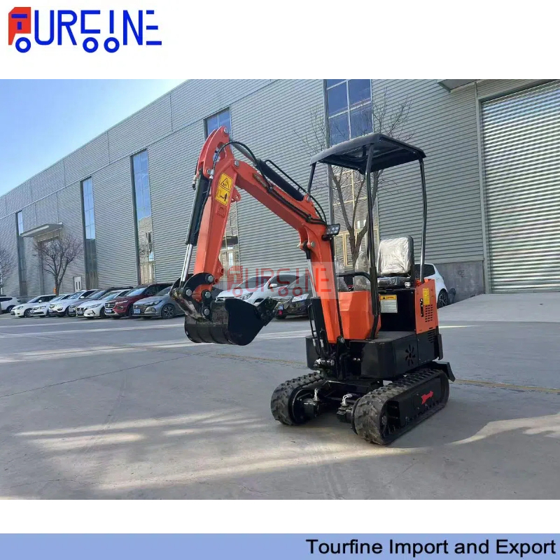 1 Ton 0.017cbm Mini Excavator Machine with Retractable Tracks for Construction