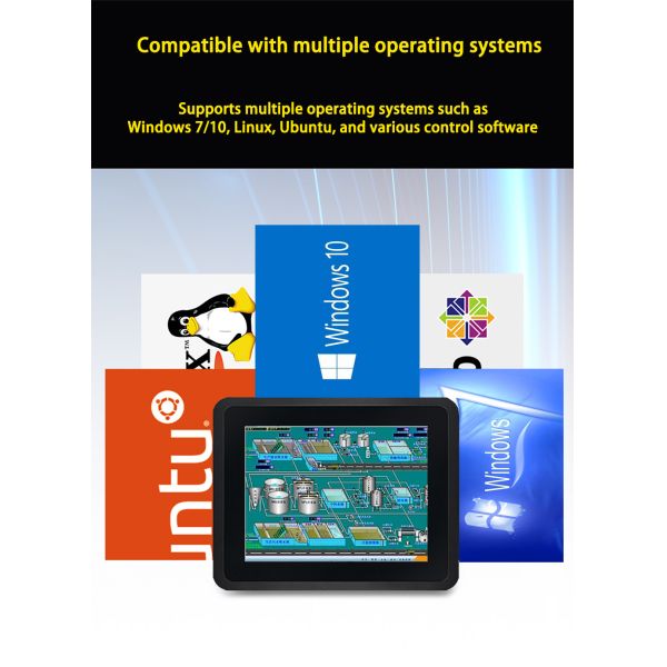 Ultra Thin Industrial LCD Display With Metal Housing High Performance