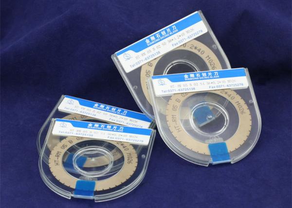 Ferrites Diamond Dicing Blades Metal Bond Oblique S-Shaped Cutting Preventing