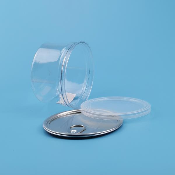 400ml FDA Peanuts Clear PET Leak Proof Plastic Food Jars
