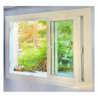 Solution de fenêtre coulissante en PVC double vitré 62 mm/80 mm/82 mm Série de profilés Design en verre trempé