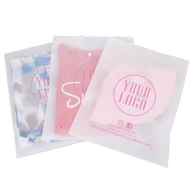 CTCX Sacchetti Di Plastic Frosted Ziplock Poly Bags With Zipper for Clothes Packaging Custom Logo Ziplock Zip Lock Bag