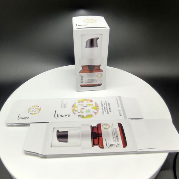 Промышленная косметическая белая карточная коробка для продуктов по уходу за кожей