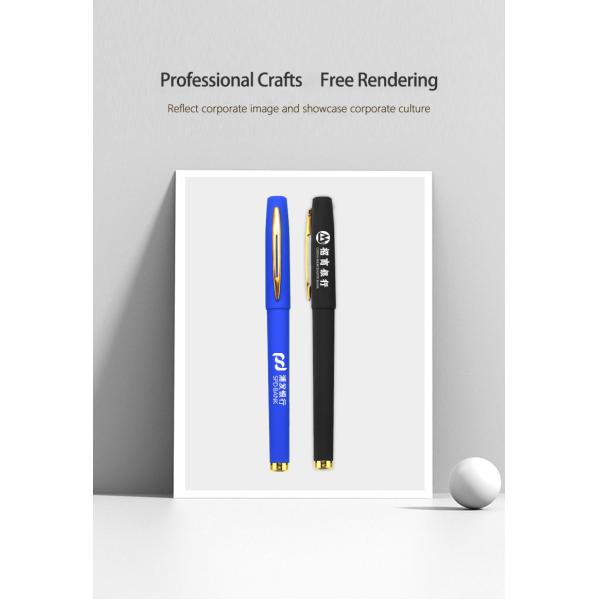 Bureau Entreprise Grosse capacité Remplissage stylo Gel Papeterie stylo de signature avec logo