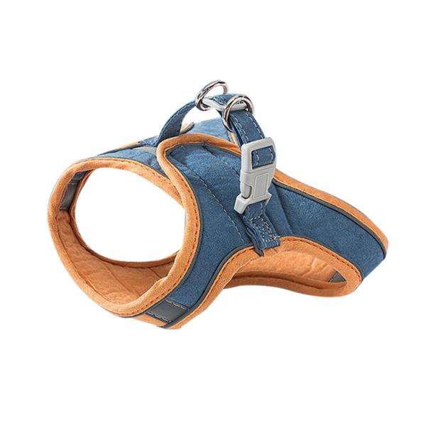 Lovely Adjustable Pet Harness Soft Nylon Mesh Reflective Cat Harness Leash Set