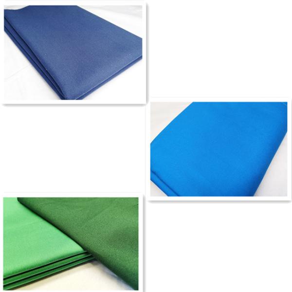 Blue Dark Green Fruit Green Polyester 65% Cotton 35% Fabric For Uniform