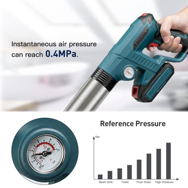Unblock Sewage in a Flash with Our Electric Air Plunger Stocked and Accepting OEM/ODM