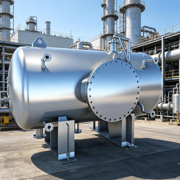 High Pressure Resistance Pressure Vessel with Precise Sizing and Structural Integrity for Industrial Applications