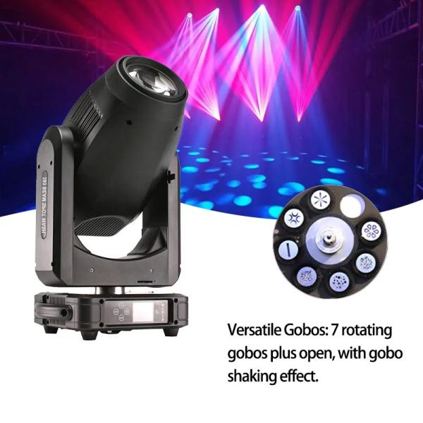Show Lighting 380W Beam Spot Wash 3in1 Hybrid Moving Head Stage Light with 22500lm