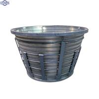 Cestas de metal de aço inoxidável Filtro de malha de carvão cilindro peneira tela centrífuga de água cunha fio de cesto centrífuga