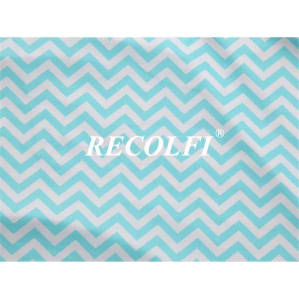 Printing Ocean Retro Polyester Knit Fabric Seamless Glossy Soft Feel