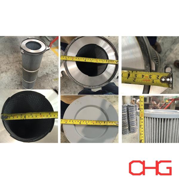 Polyurethane Spun Bonded Medium Filter Cartridge In Powder Coating