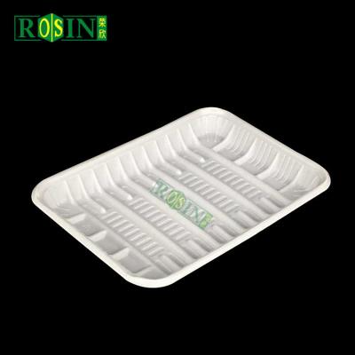 Disposable PP Rectangular Butchers Plastic Meat Trays For Frozen Meat And Seafood