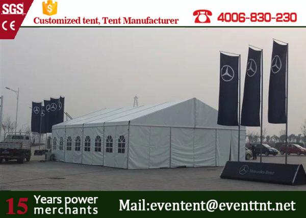 Temporary Warehouse Structures Outdoor Warehouse Tent Solar Folding White CE