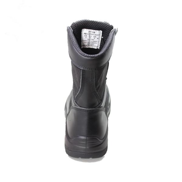 YKK zipper comfortable remove PU  insole for leather military combat boots