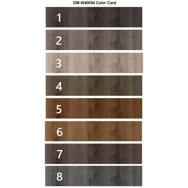 roble amistoso GKBM DM-W40054 el cubrir de la prueba húmeda de Eco del tablón de lujo del vinilo de la base del proceso estadístico de 6m m