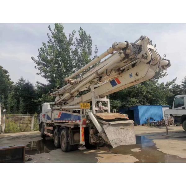 2011 Zoomlion 38m Semi-Dry Concrete Pump Truck for Batching Plant Sale at Good Orange