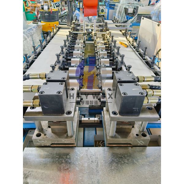 HVAC Ducts Flexible Connection Production Line High Speed PLC Controlled With 12 Stations