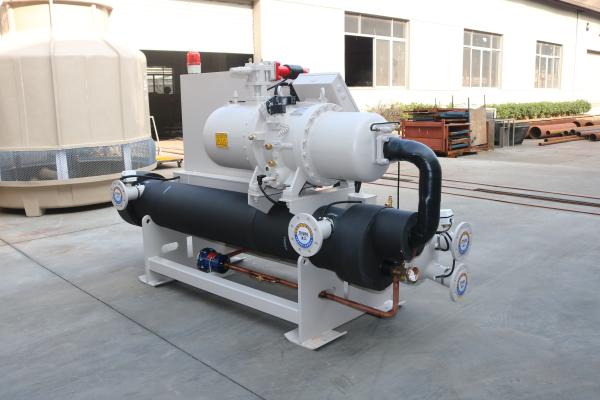 444.4 KW Anodizing Line Equipment Cold Freezing Between Screw Machines