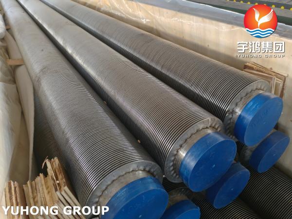 Welding Hydronic Air Compressor Finned Tubing Pipe ASTM A312 TP347H For HRSG System