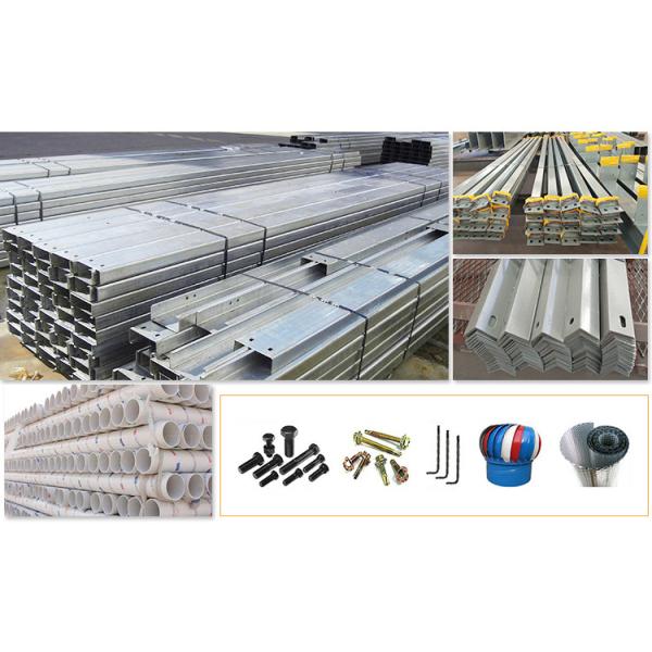 Prefab Industrial Buildings Steel Portal Frame Structure Prefabricated Warehouse