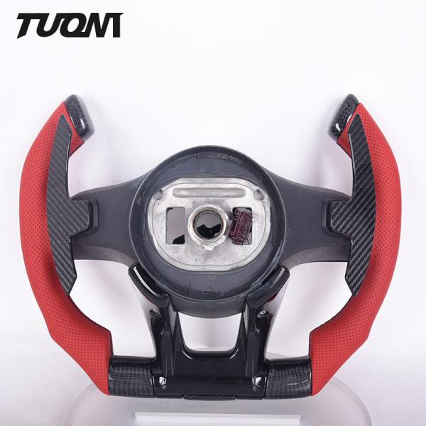 Customization Mercedes Benz Steering Wheel Carbon Fiber Leather Soft Grip 350mm