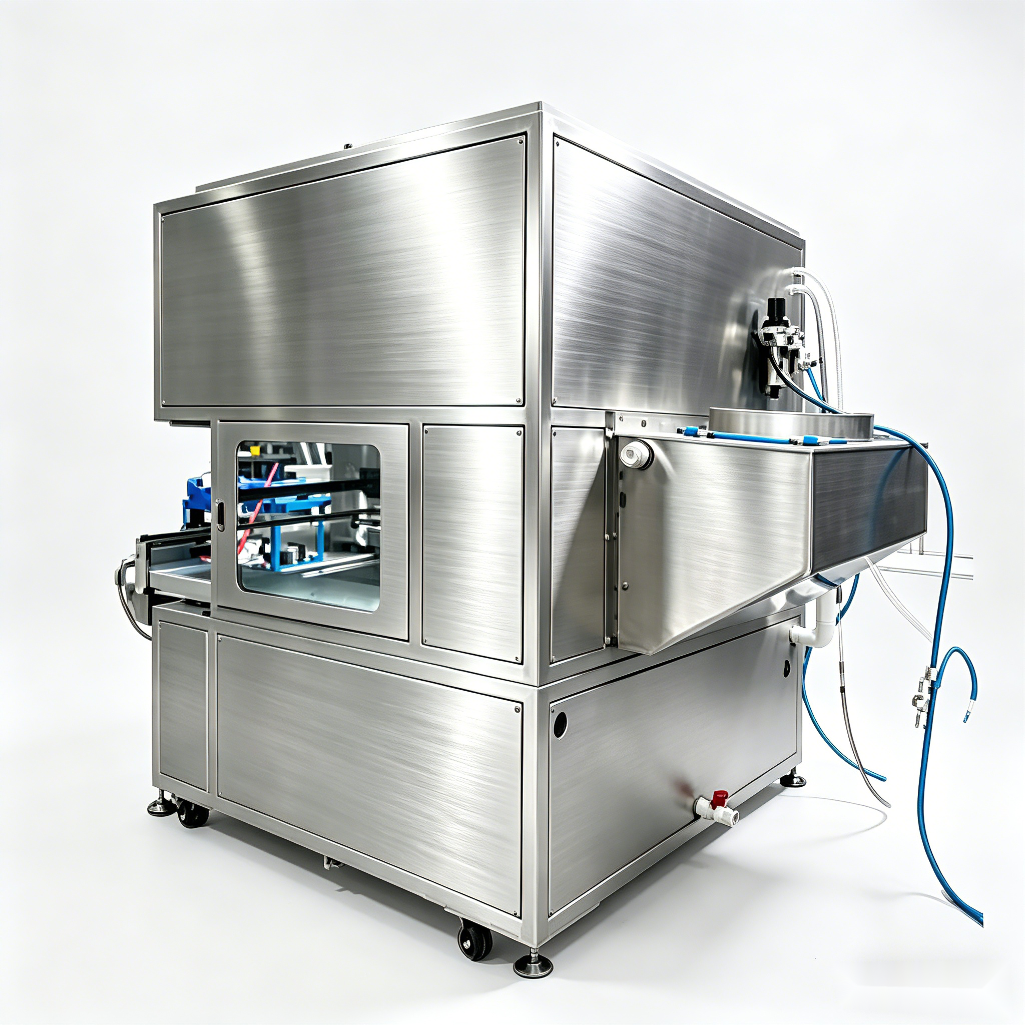 600X5B Five Axis 360 Degree Rotating Dual Gun Spray Coating Machine for Ceramic Parts