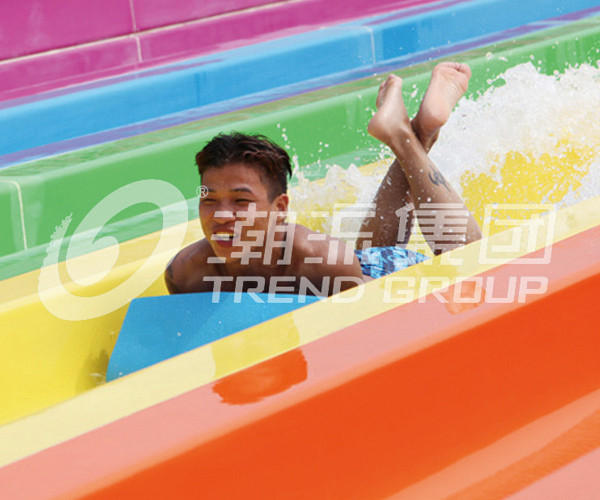 Theme Park Custom Water Slides Steel Structure For Hotel / Resorts Used