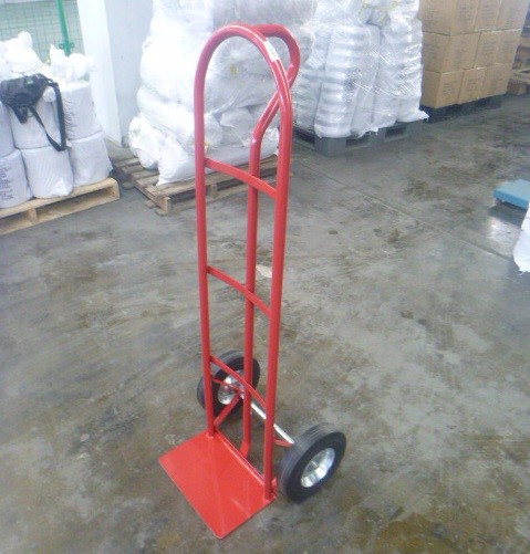 150kg Folding Hand Trolley Heavy Duty Sack Truck Industrial Hand Trolley With Solid Wheels