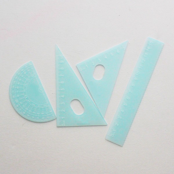 hot selling math stationery factory price measuring math set