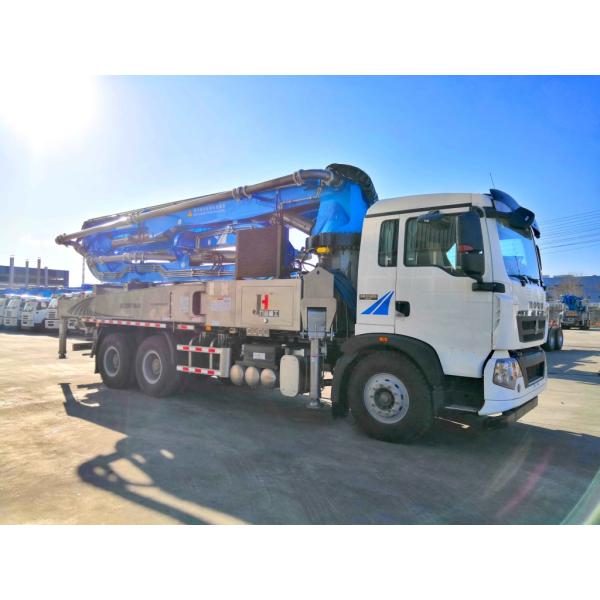 JIUHE 38m Concrete Pump Truck Of Small Diesel Concrete Pump JHZ5264THB-38