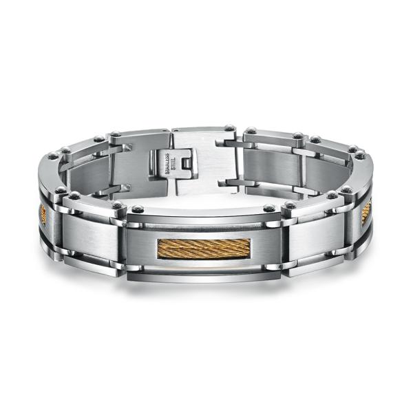 Fashion Stainless Steel Watch Bracelet Jewelry Womens Mens Punk Bracelets Customized