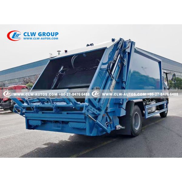 FAW 4x2 14m³ Compactor Garbage Truck – Rear-Loading Waste Compactor with Q345 Steel Body & PLC Hydraulic Control