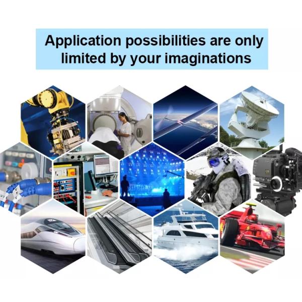 M12 Waterproof Cable Assemblies Male To Female With 4 Pin 8 Pin Connector