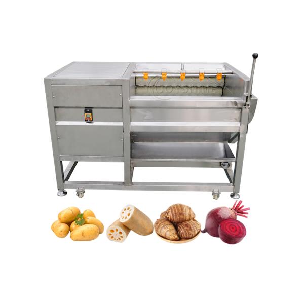 Electric Automatic Commercial Electric Potato Peeler Machine For Manually Discharging