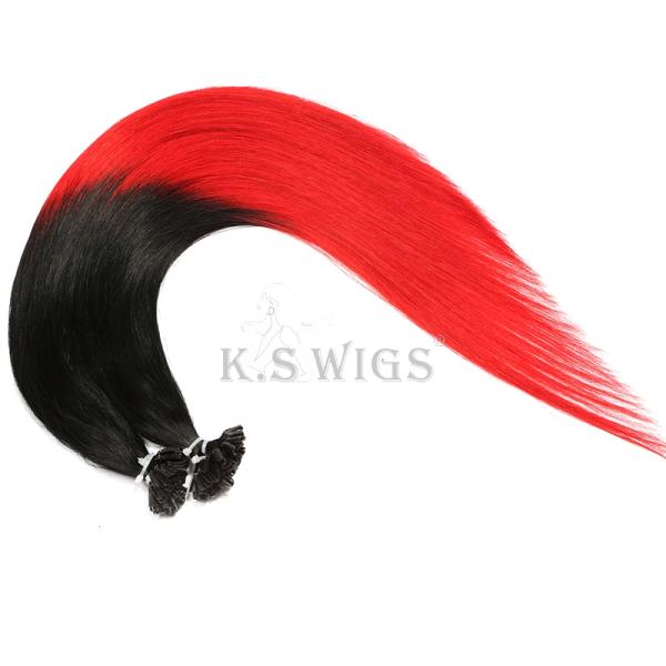Nail Tip, U-tip Hair Extensions, 20" keep in stock, all colors, No Minimum Order